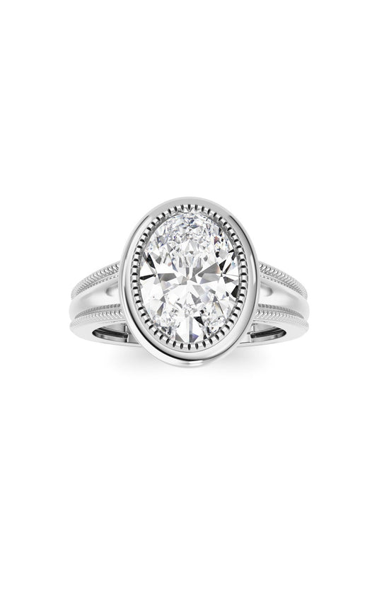 14K White Gold Ring KJ02635R.OV-2-21F