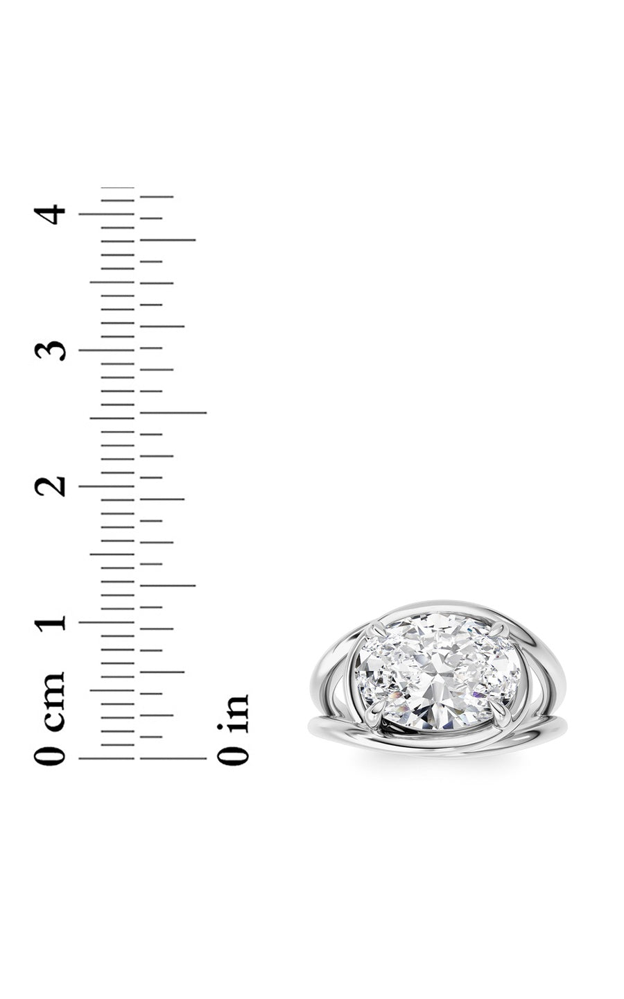 14K White Gold Ring KJ03285R.OV-3-21F