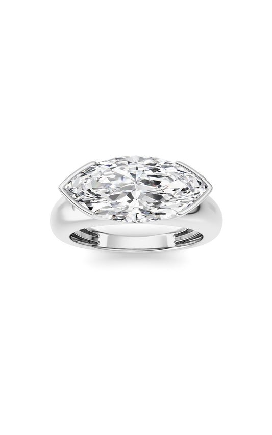 14K White Gold Ring KJ03288R.MQ-3-21F