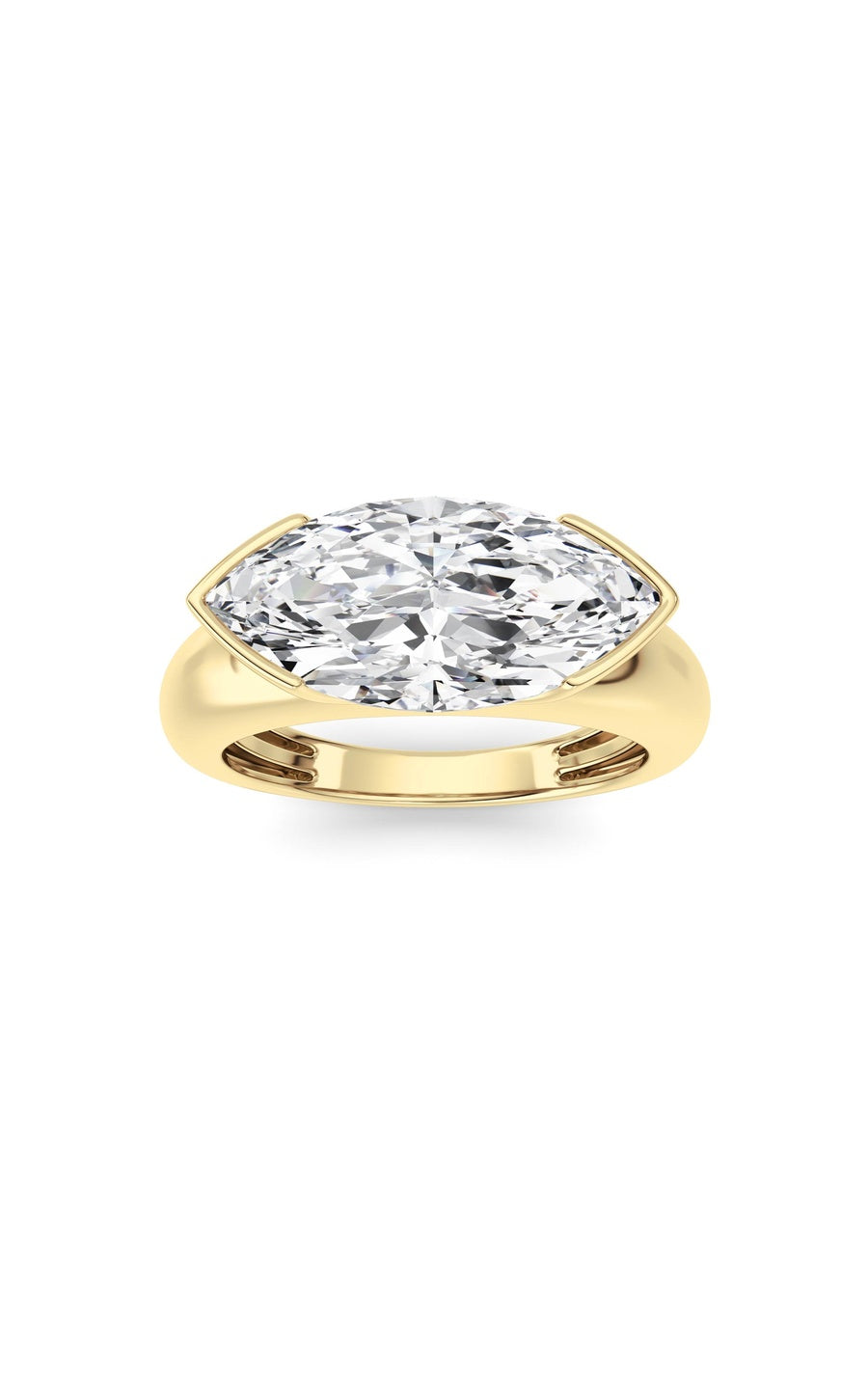 14K White Gold Ring KJ03288R.MQ-3-21F