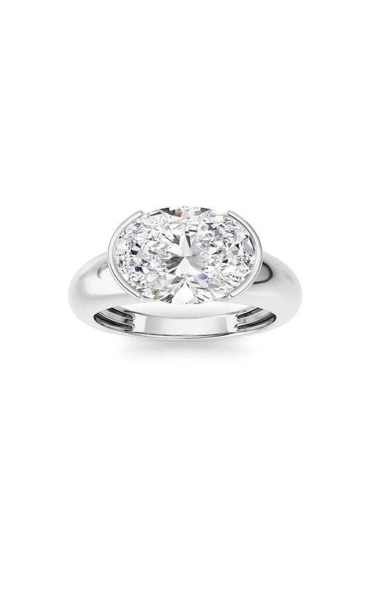14K White Gold Ring KJ03288R.OV-3-21F