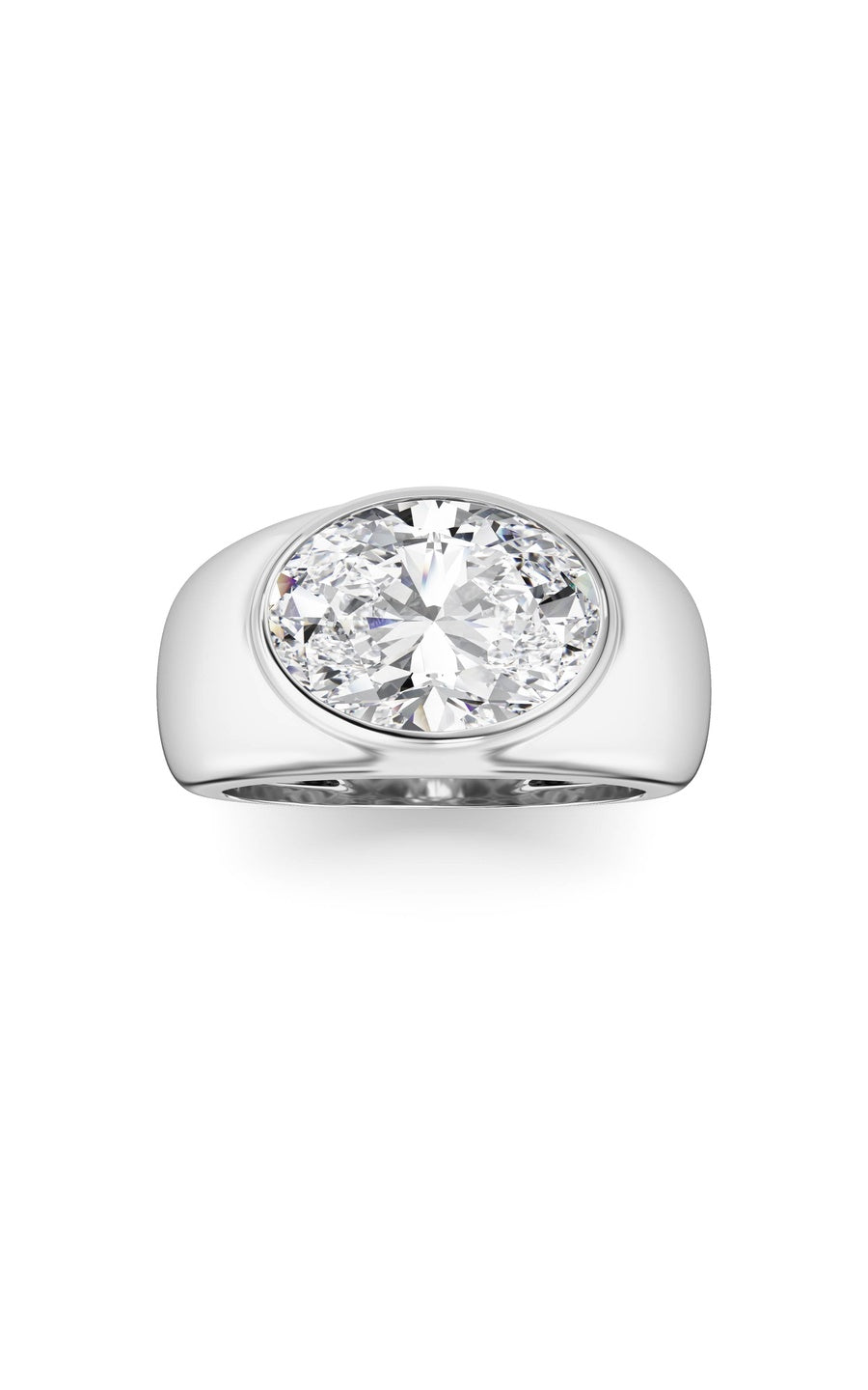 14K White Gold Ring KJ03293R.OV-3-21F