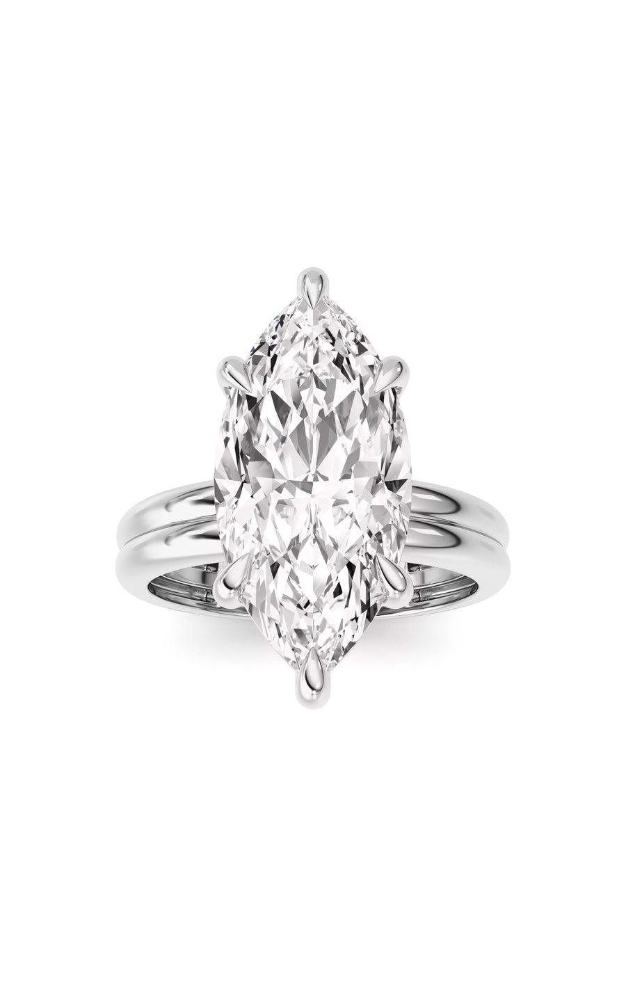14K White Gold Ring KJ03302R.MQ-4-21F