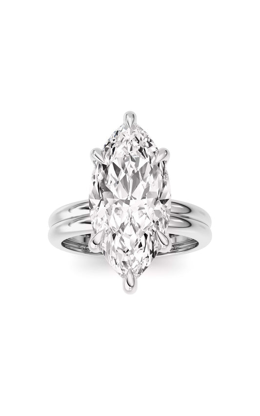14K White Gold Ring KJ03302R.MQ-4-21F