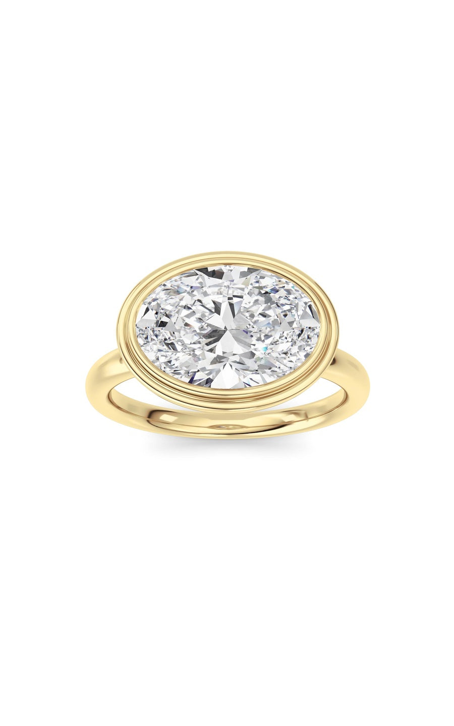 14K White Gold Ring KJ03333R.OV-3-21F