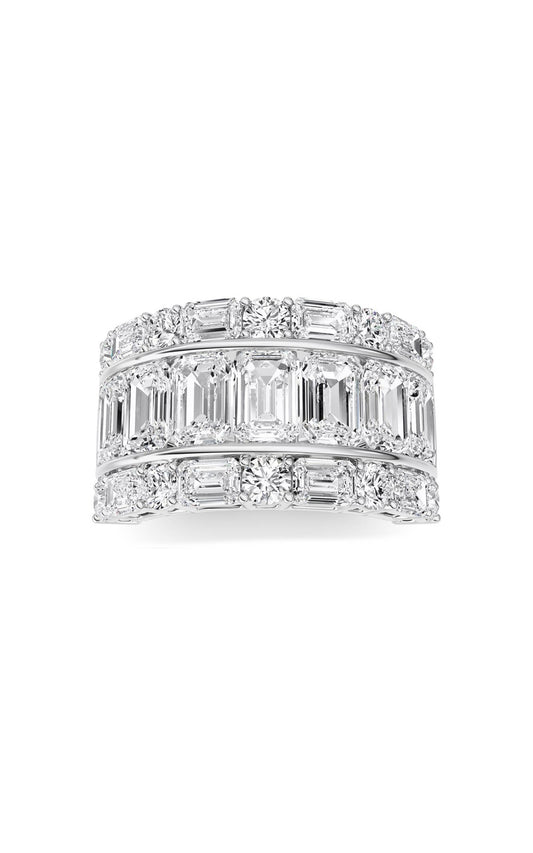 14K White Gold Ring KJ03408R.EM-RD-7-21F