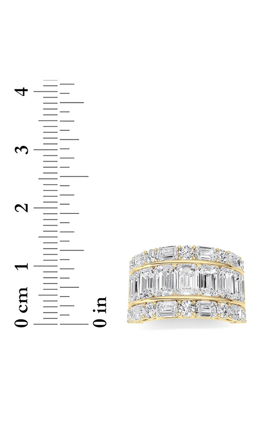 14K White Gold Ring KJ03408R.EM-RD-7-21F