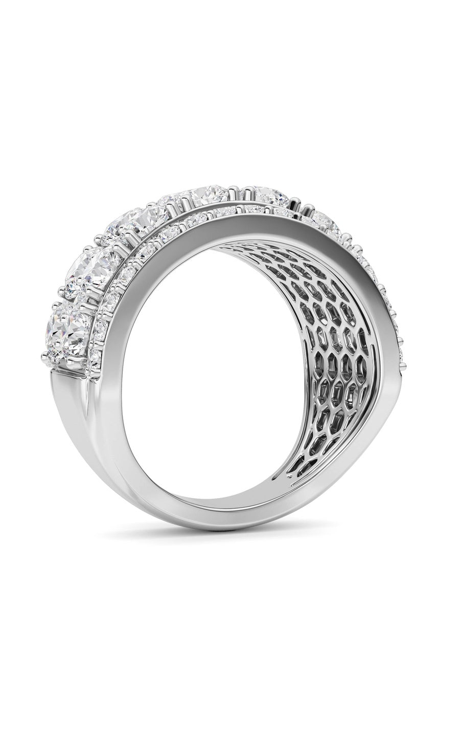 14K White Gold Ring KJ03410R.RD-5-21F