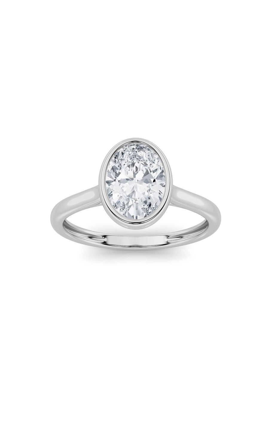 14K White Gold Ring KJ40039R.OV-1-21F