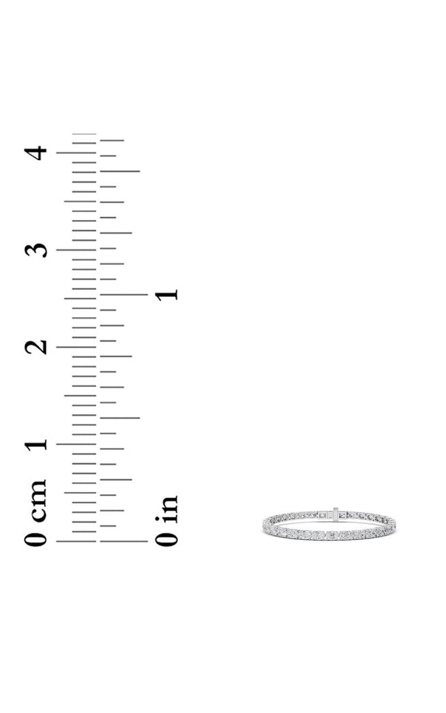 10.5Cttw Oval Shaped Lab Grown Diamond (F/VS) Classic Line Bracelet in 14K Gold