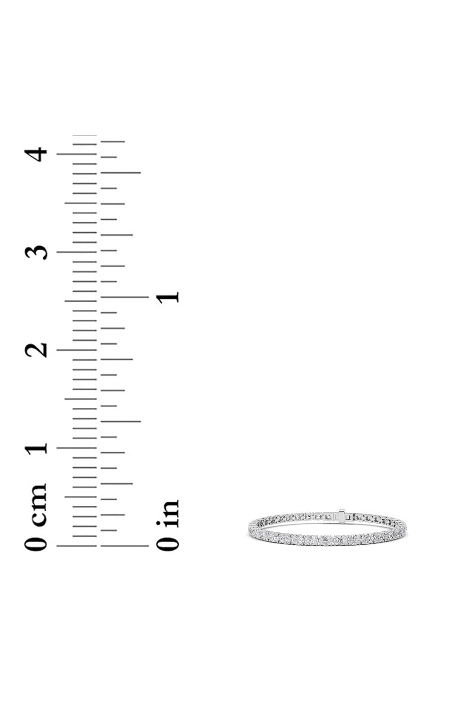 7Cttw Oval Shaped Lab Grown Diamond (F/VS) TennisBracelet in 14K Gold