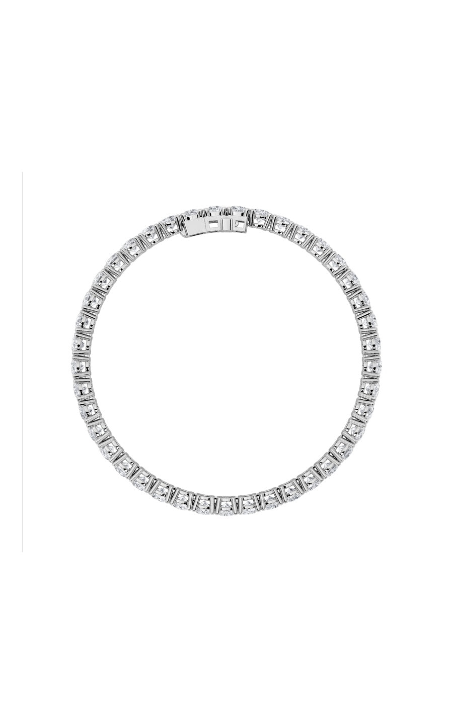 14Cttw Round Shaped Lab Grown Diamond (F/VS) Classic Tennis Bracelet in 14K Gold