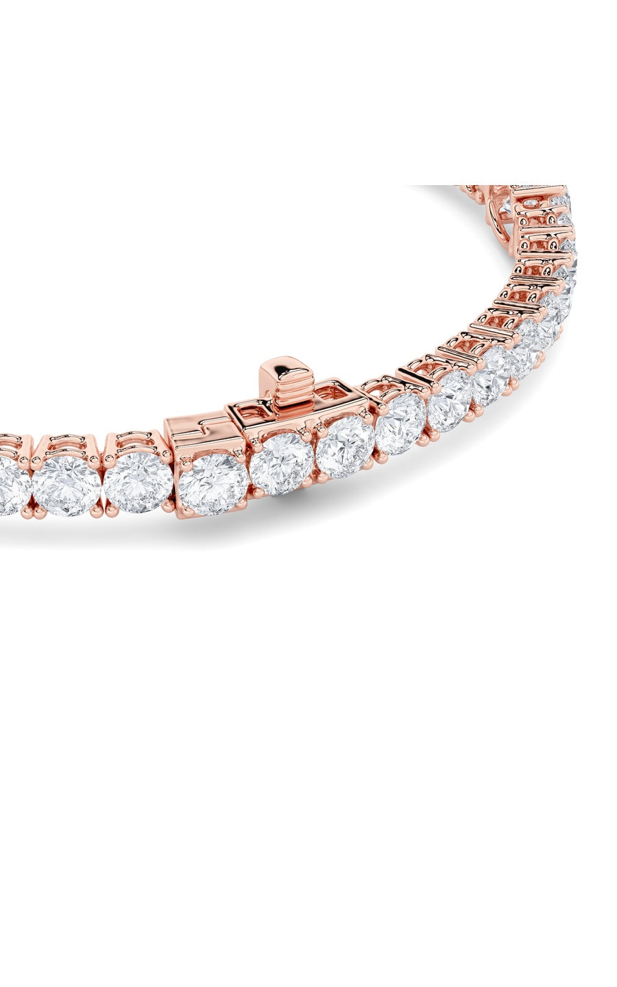 10Cttw Oval Shaped Lab Grown Diamond (F/VS) East West Station Bracelet in 14K Gold