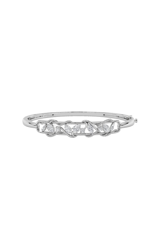 2Cttw Pear Shaped Lab Grown Diamond (F/VS) Bracelet in 14K Gold