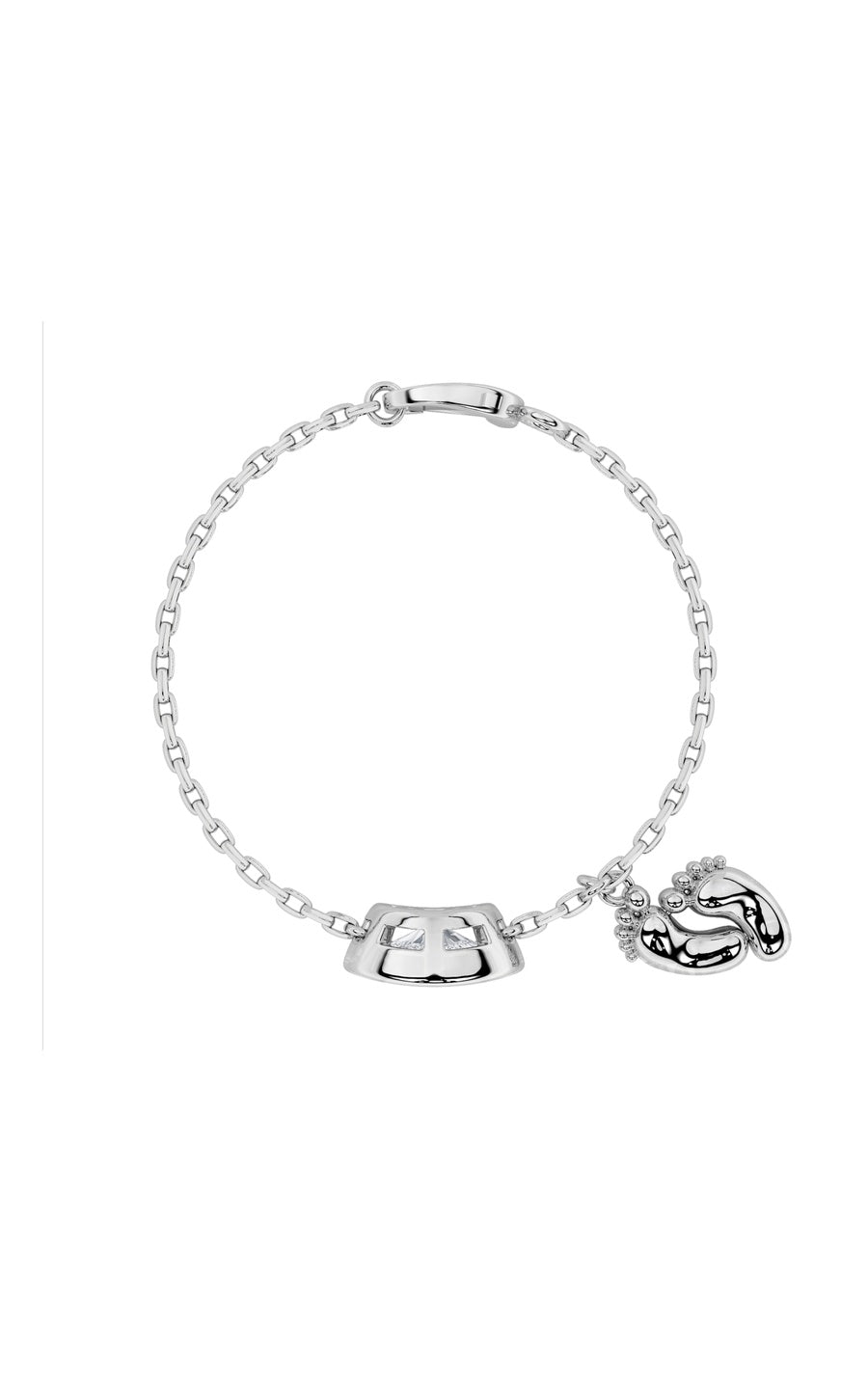 1Cttw Oval Shaped Lab Grown Diamond (F/VS) Bolo Bracelet in 14K Gold