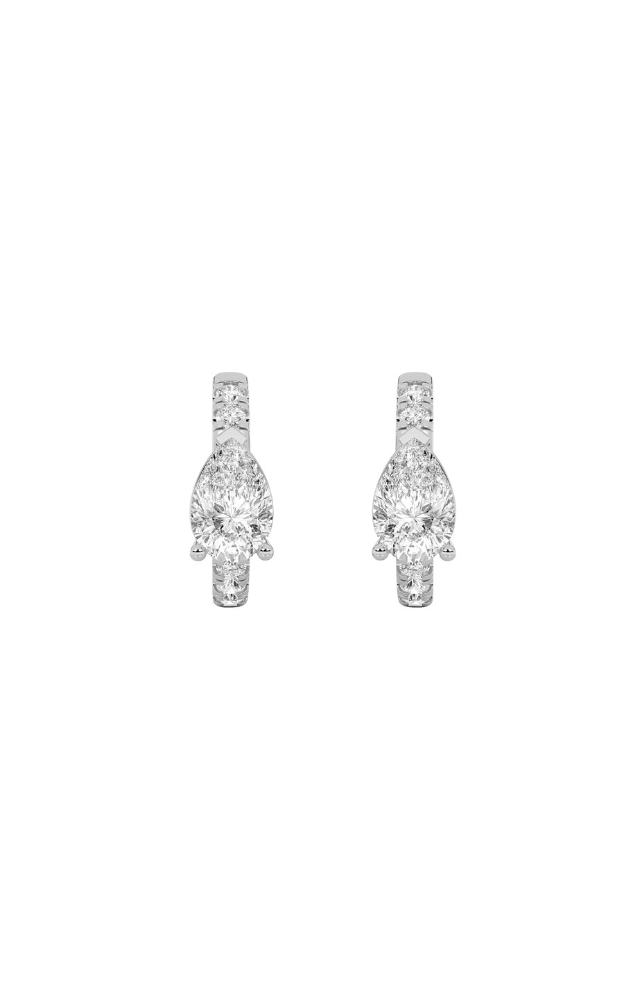 14K White Gold Earring KJ00184H.PS-1.5-21F