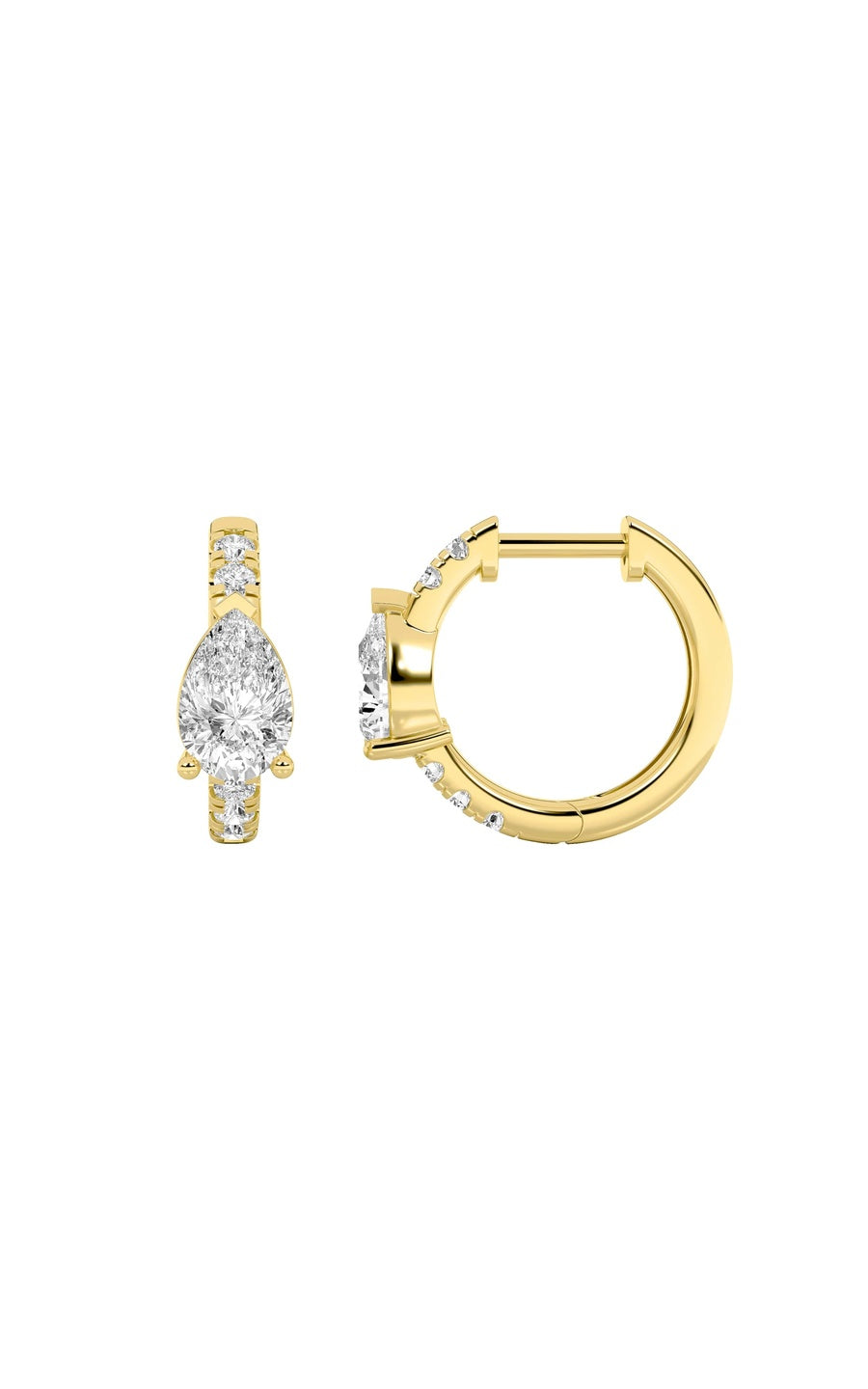 14K White Gold Earring KJ00184H.PS-1.5-21F
