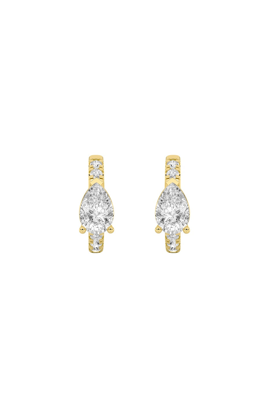 14K White Gold Earring KJ00184H.PS-1.5-21F