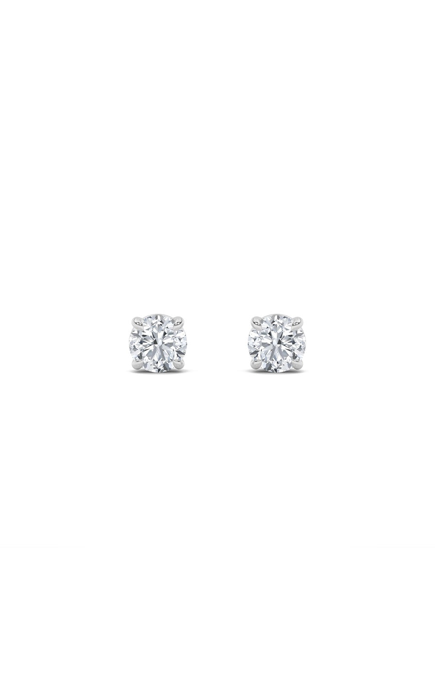 0.25Cttw Round Shaped Lab Grown Diamond (F/VS) Stud Earrings in 14K Gold