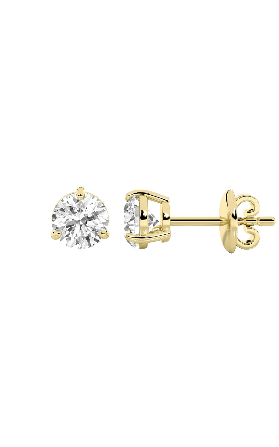 14K White Gold Earring KJ00206E3.RD-1-21F