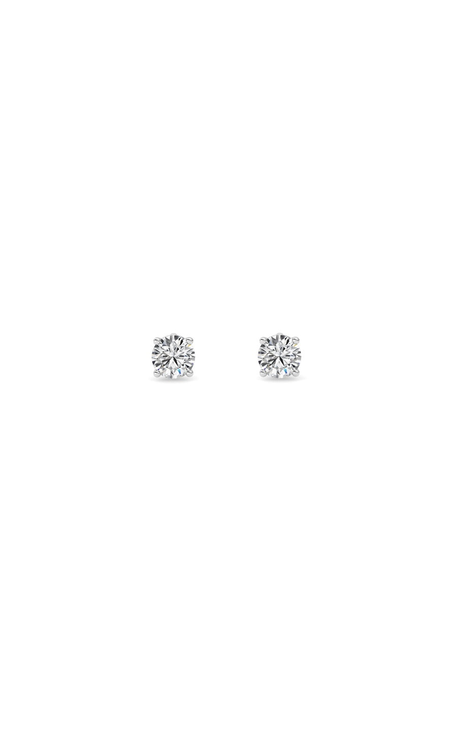 0.5Cttw Round Shaped Lab Grown Diamond (F/VS) StudEarrings in 14K Gold