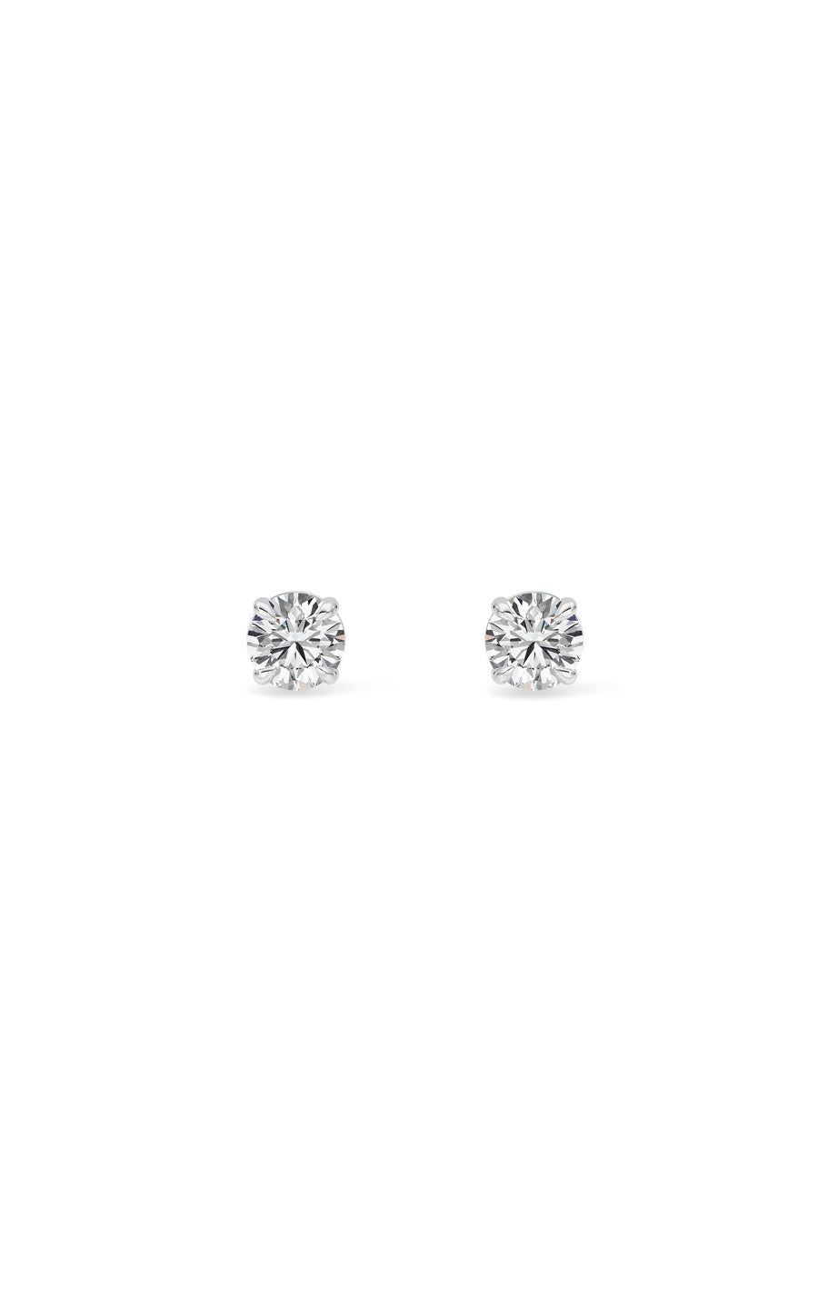 0.5Cttw Round Shaped Lab Grown Diamond (F/VS) Stud Earrings in 14K Gold