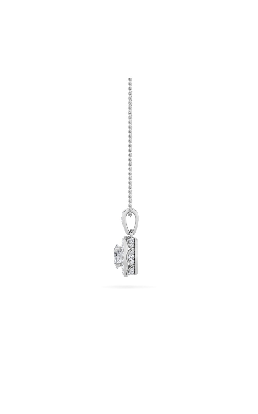 1.3Cttw Oval Shaped Lab Grown Diamond (F/VS)  Pendant in 14K Gold