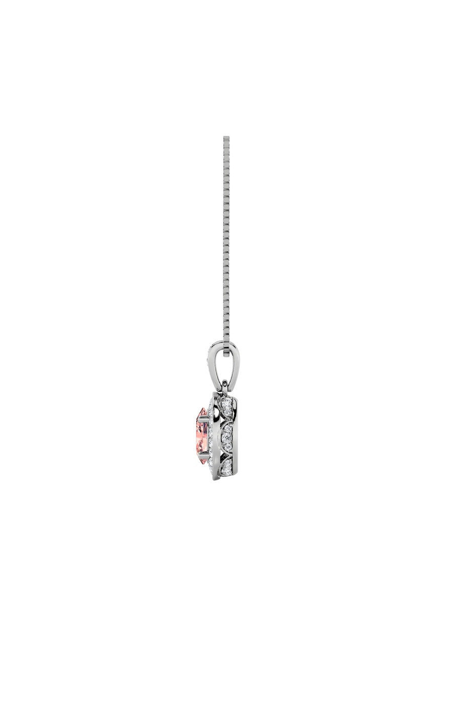 1.3Cttw Oval Shaped Lab Grown Diamond (F/VS)  Pendant in 14K Gold