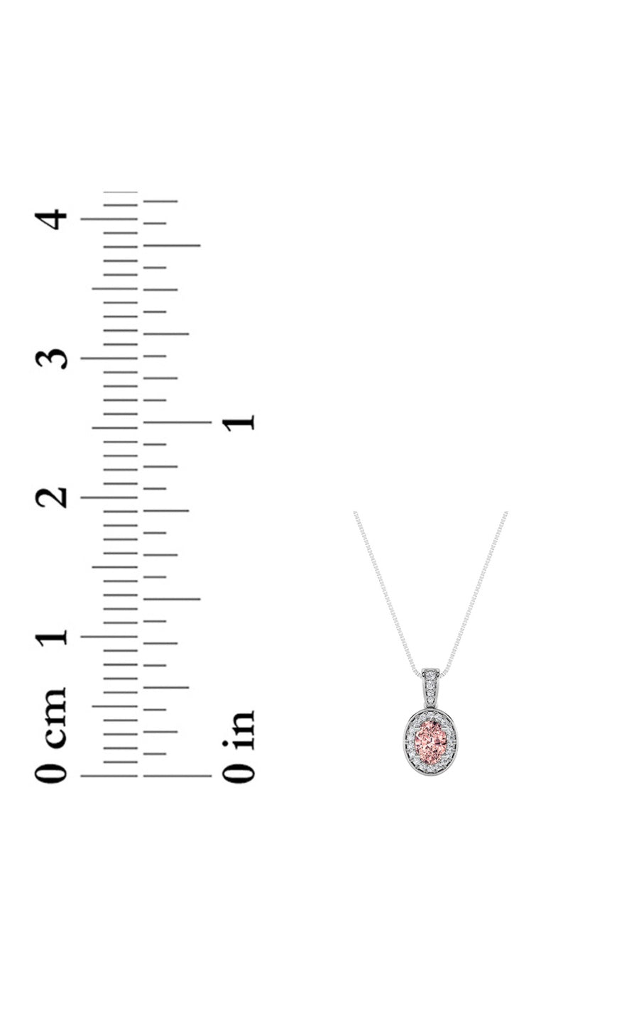 1.3Cttw Oval Shaped Lab Grown Diamond (F/VS)  Pendant in 14K Gold