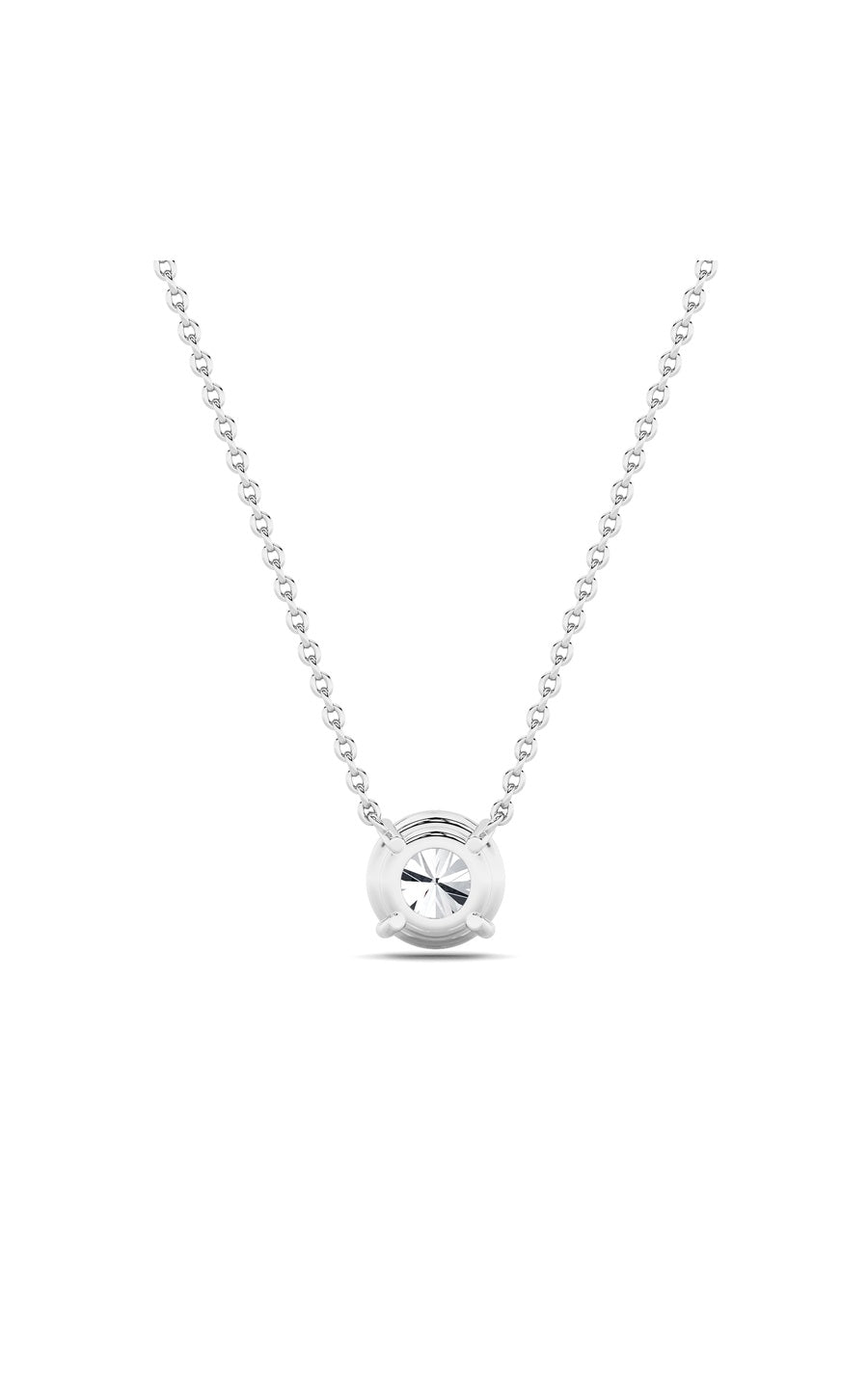 2.5Cttw Round Shaped Lab Grown Diamond (F/VS)  Necklace in 14K Gold