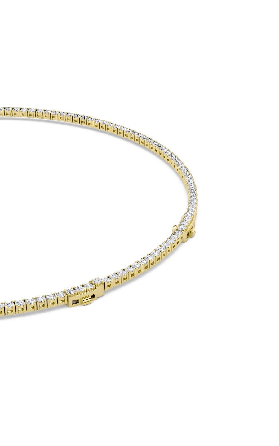 14K White Gold Necklace KJ00223N.RD-15-21F