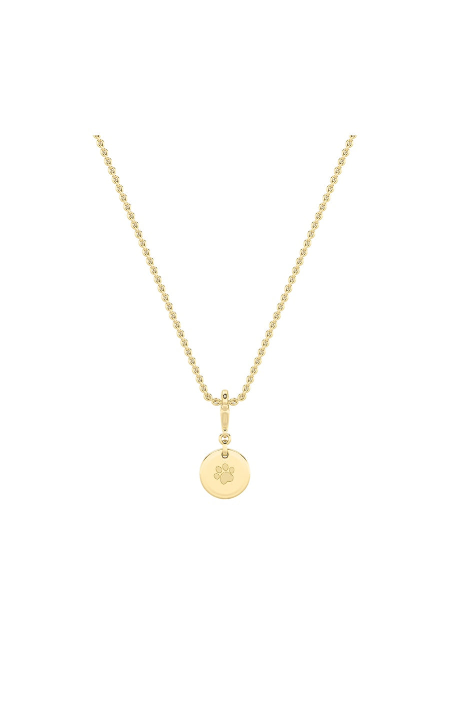 1Cttw Emerald Shaped Lab Grown Diamond (F/VS) DogTag Pendant in 14K Gold