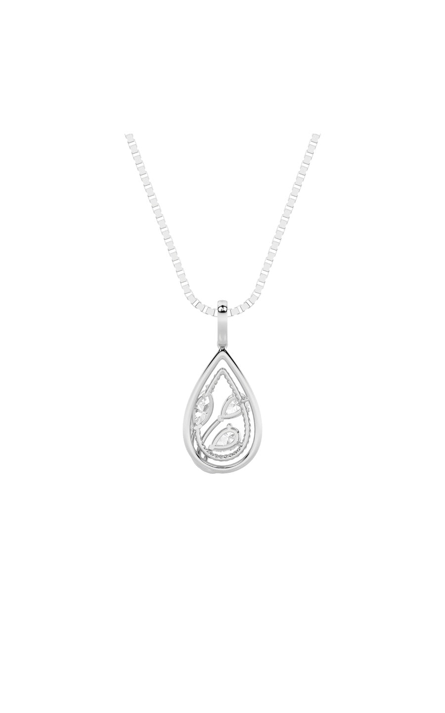 1Cttw Marquise Shaped Lab Grown Diamond (F/VS) Pendant in 14K Gold