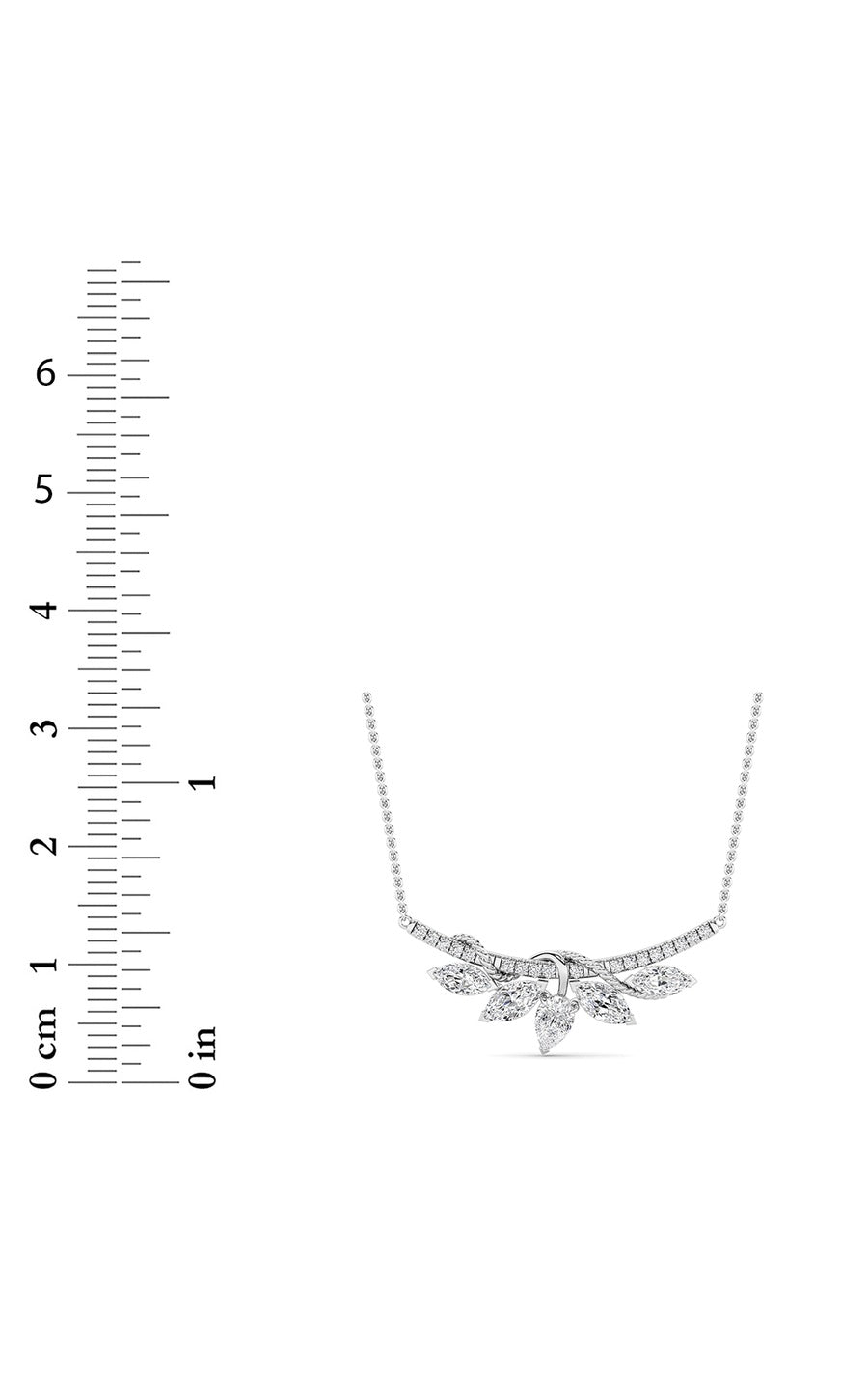 1.5Cttw Pear Shaped Lab Grown Diamond (F/VS) Necklace in 14K Gold
