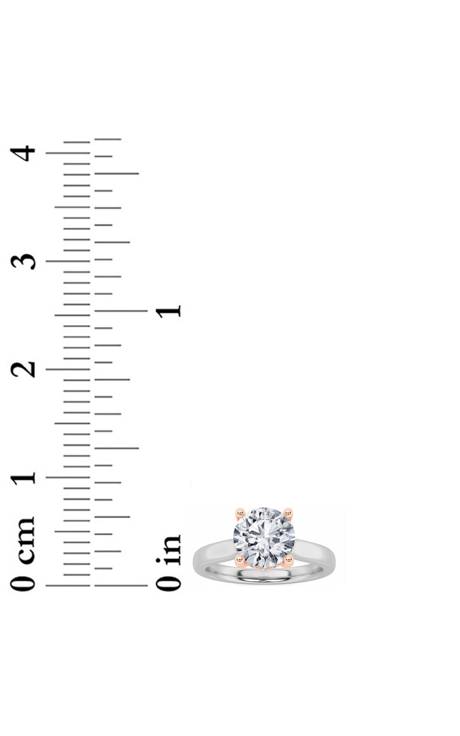2Cttw Round Shaped Lab Grown Diamond (F/VS) HiddenHalo Cathedral Shank Engagement Ring in 14K Gold