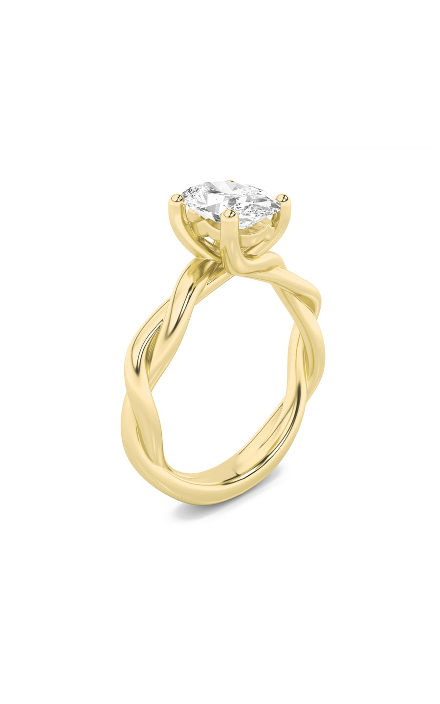 14K White Gold Ring KJ01060R.OV-1.5-21F