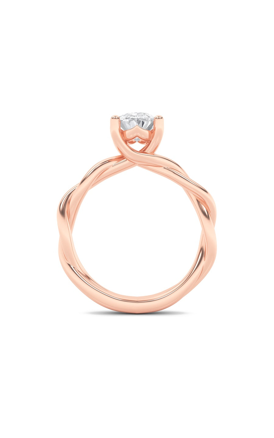 14K White Gold Ring KJ01060R.OV-1.5-21F
