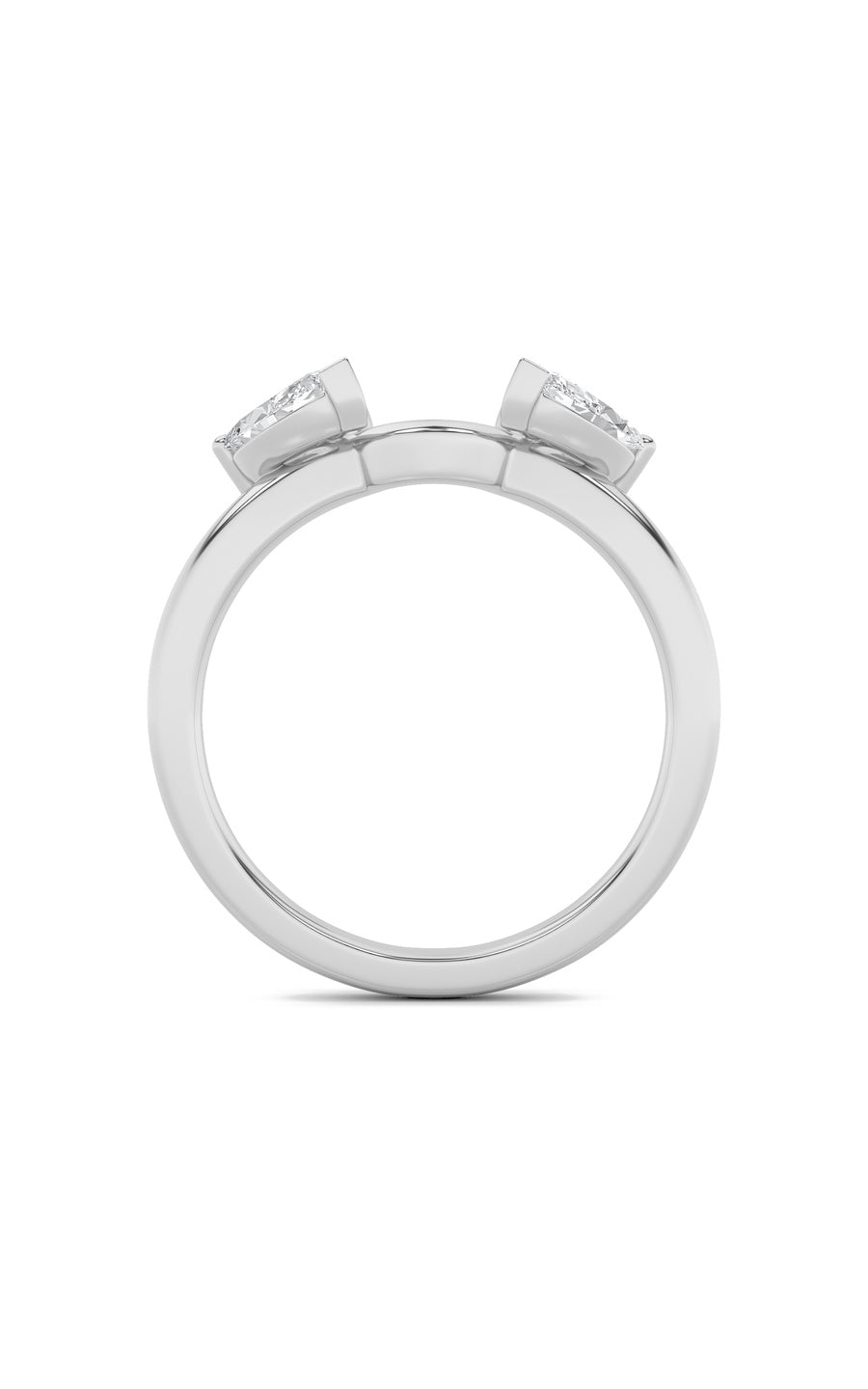 1Cttw Marquise Shaped Lab Grown Diamond (F/VS) Wrap Ring in 14K Gold