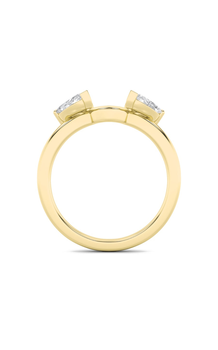 1Cttw Marquise Shaped Lab Grown Diamond (F/VS) Wrap Ring in 14K Gold