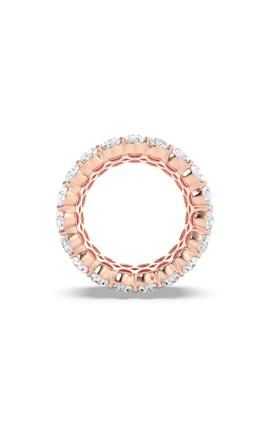 9Cttw Pear Shaped Lab Grown Diamond (F/VS) Eternity Band Ring in 14K Gold