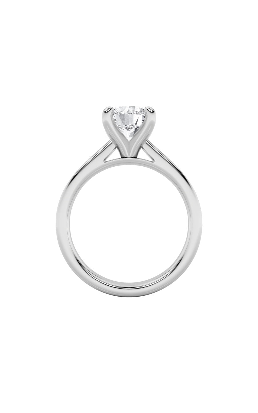 2Cttw Round Shaped Lab Grown Diamond (E/VS) Classic Solitaire Engagement Ring in 14K Gold