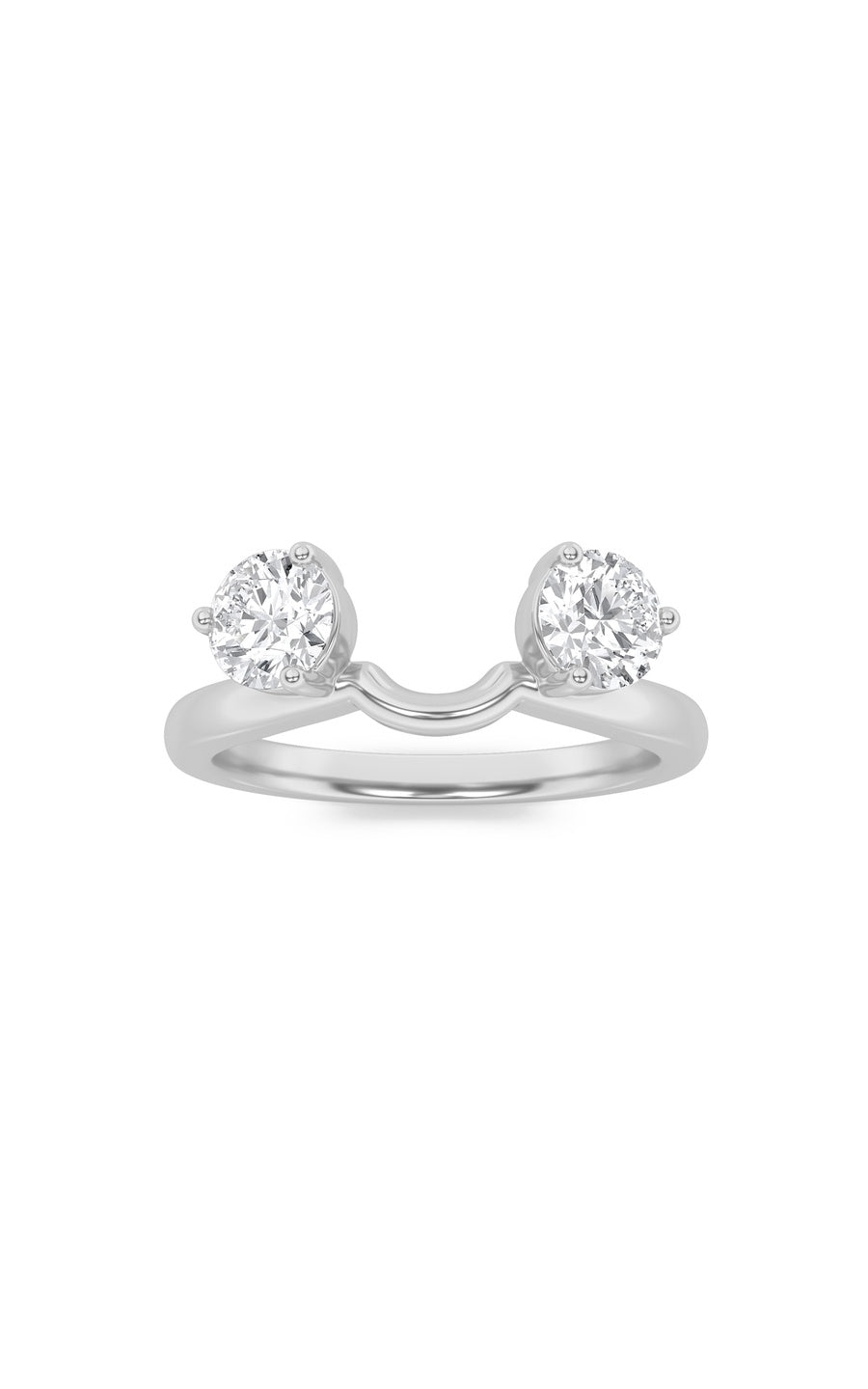 1Cttw Round Shaped Lab Grown Diamond (F/VS) Wrap Ring in 14K Gold
