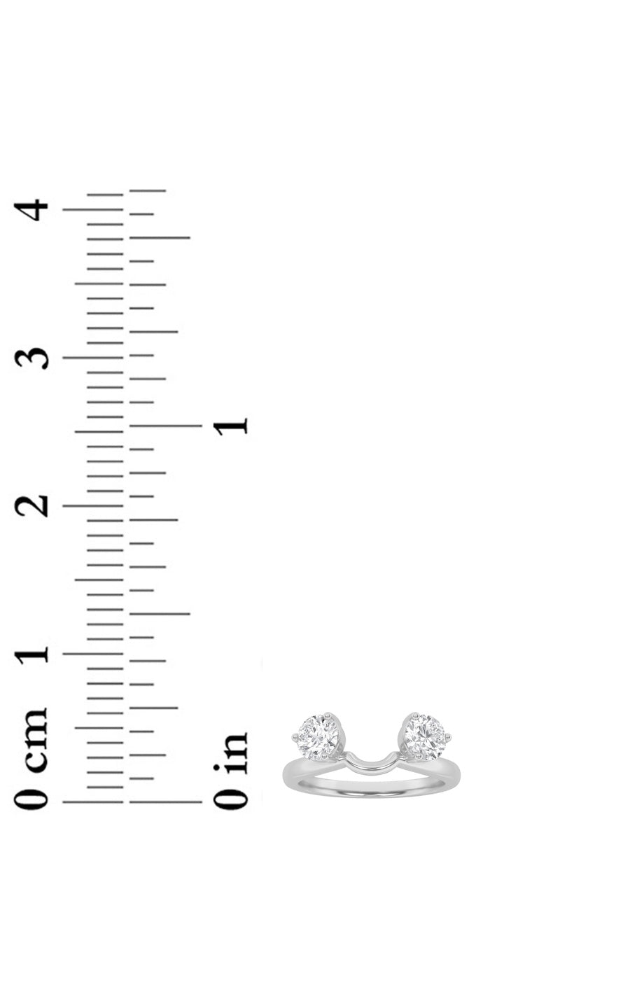 1Cttw Round Shaped Lab Grown Diamond (F/VS) Wrap Ring in 14K Gold