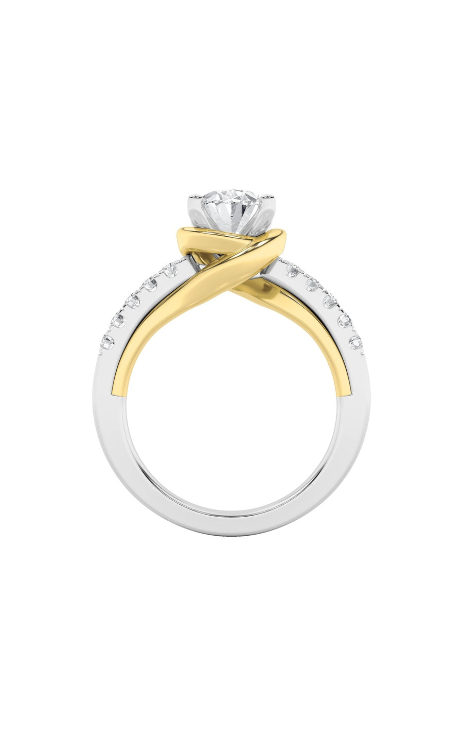 2Cttw Oval Shaped Lab Grown Diamond (F/VS) Solitaire Engagement Ring in 14K Gold