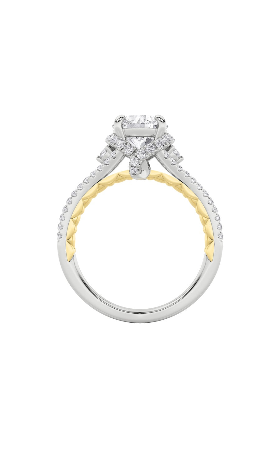 2Cttw Round Shaped Lab Grown Diamond (F/VS) Solitaire Engagement Ring in 14K Gold