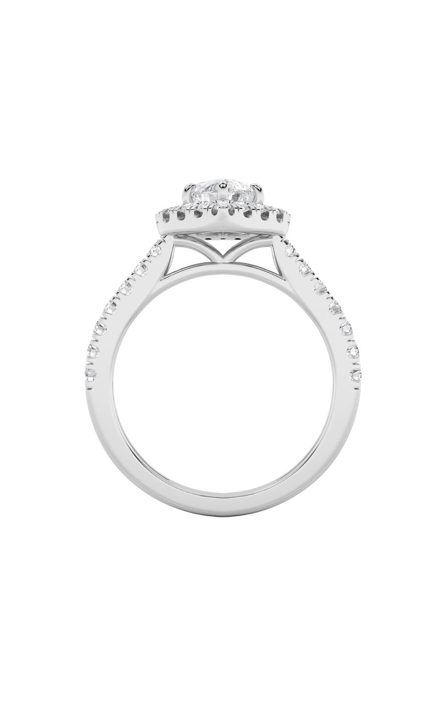 1.5Cttw Heart Shaped Lab Grown Diamond (F/VS) Heart Shaped Ring in 14K Gold