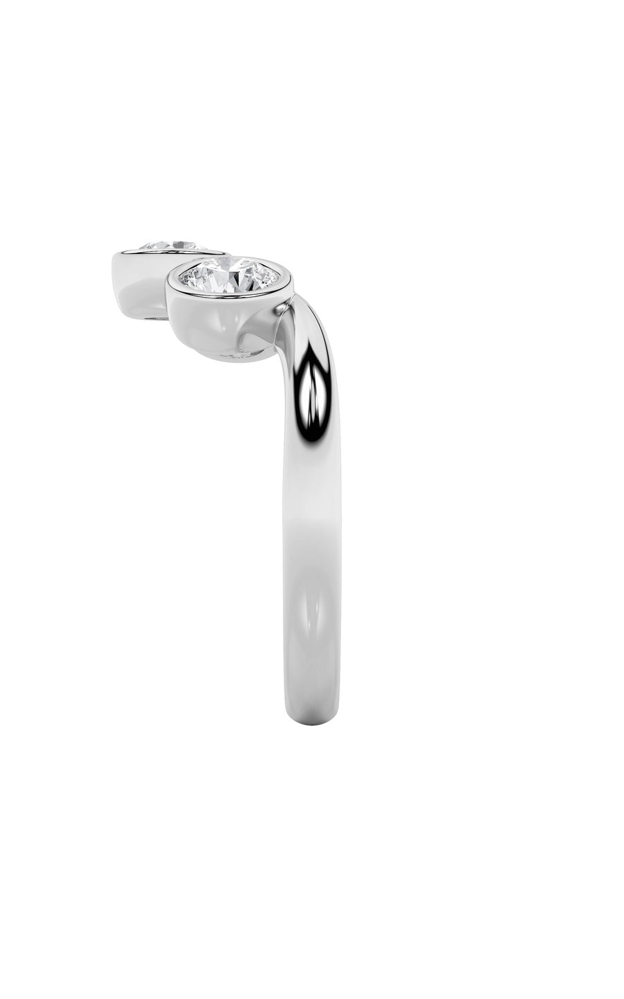 1Cttw Round Shaped Lab Grown Diamond (F/VS) ThreeStone Ring in 14K Gold