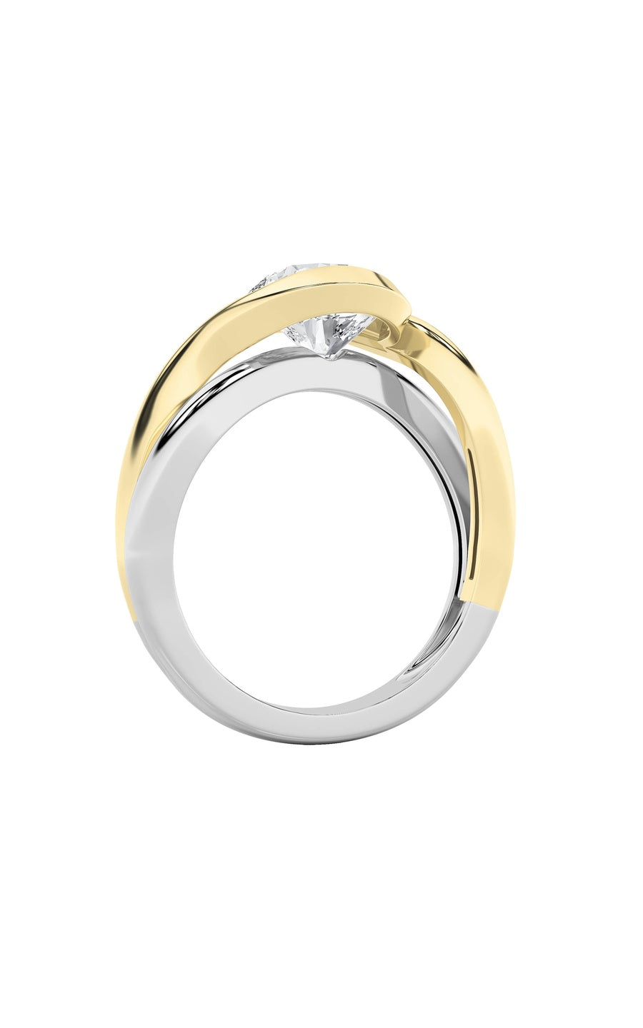 2Cttw Round Shaped Lab Grown Diamond (F/VS) Solitaire Engagement Ring in 14K Gold