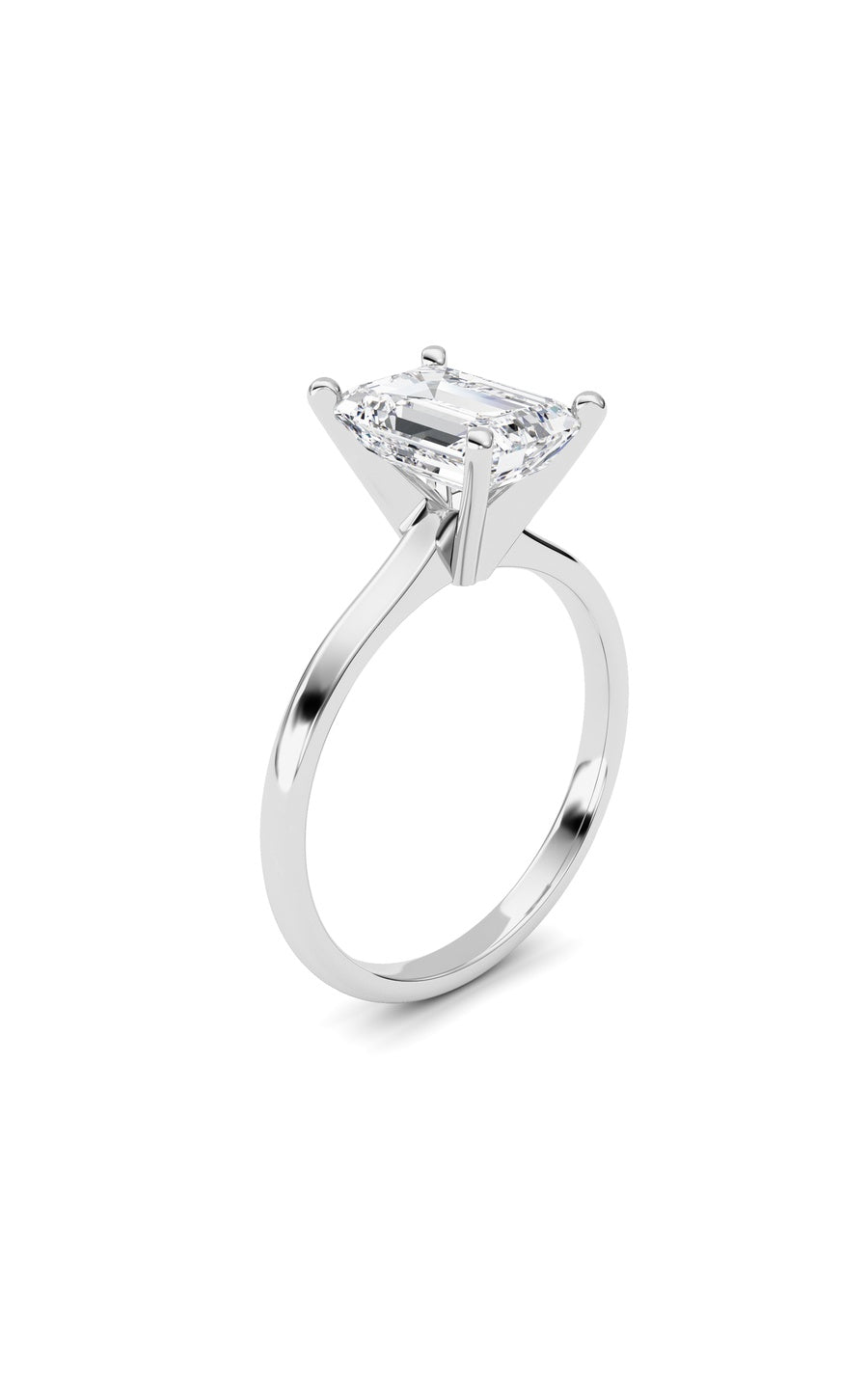 2Cttw Radiant Shaped Lab Grown Diamond Classic Solitaire Ring in 14K Gold (F/VS)
