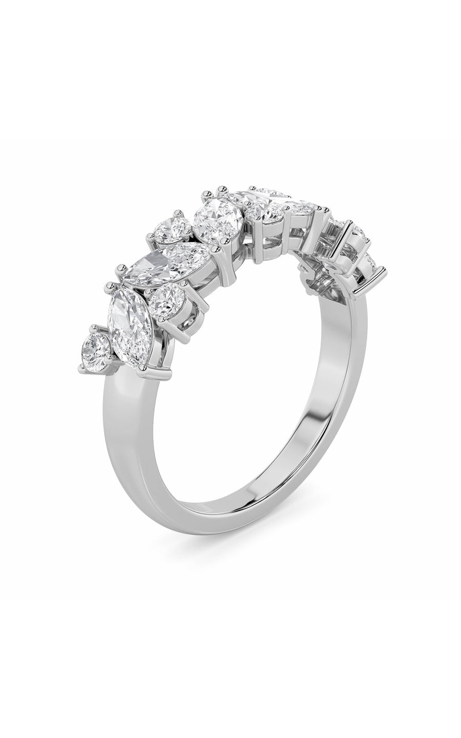 1.5Cttw Marquise Shaped Lab Grown Diamond (G/VS) Ring in 14K Gold